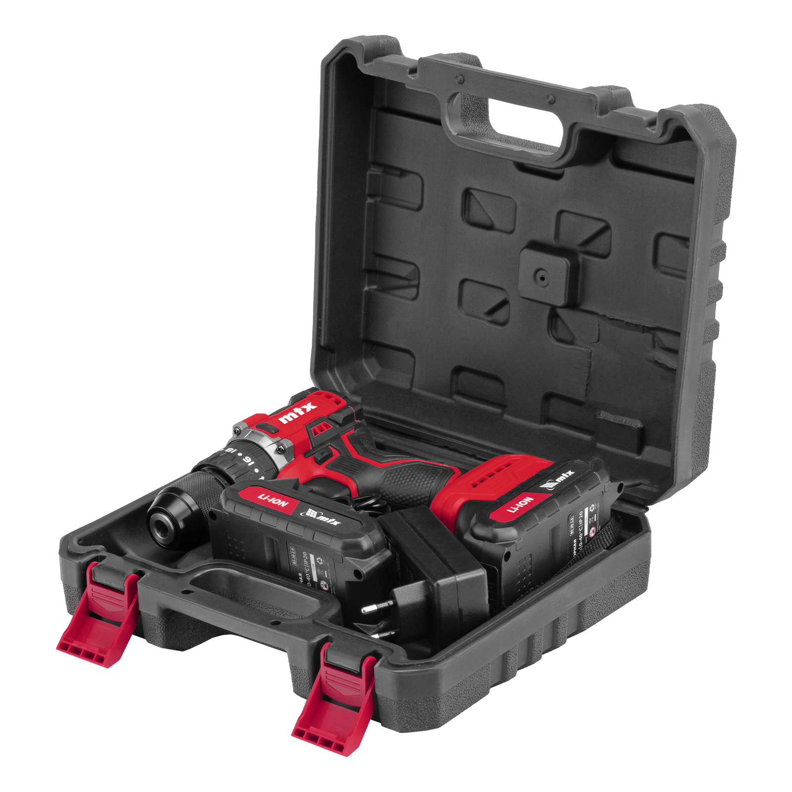 Дрель-шуруповерт аккумуляторная ударная бесщет. CIDS-BL-20, Li-Ion, 20 В Matrix 26188      