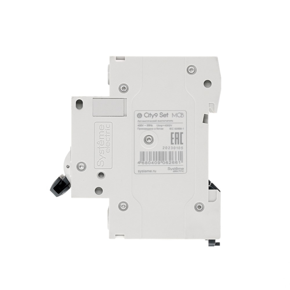 Выключатель автоматический четырехполюсный 40А С 4.5kA 400В City9 Set Systeme Electric C9F34440