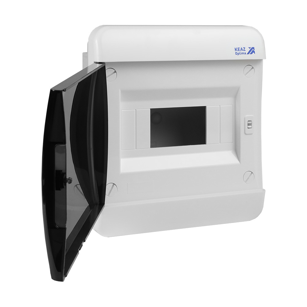 Щит распределительный встраиваемый пластиковый ЩРВ-п-8 OptiBox P-BVK-2-08-IP41 КЭАЗ 117940