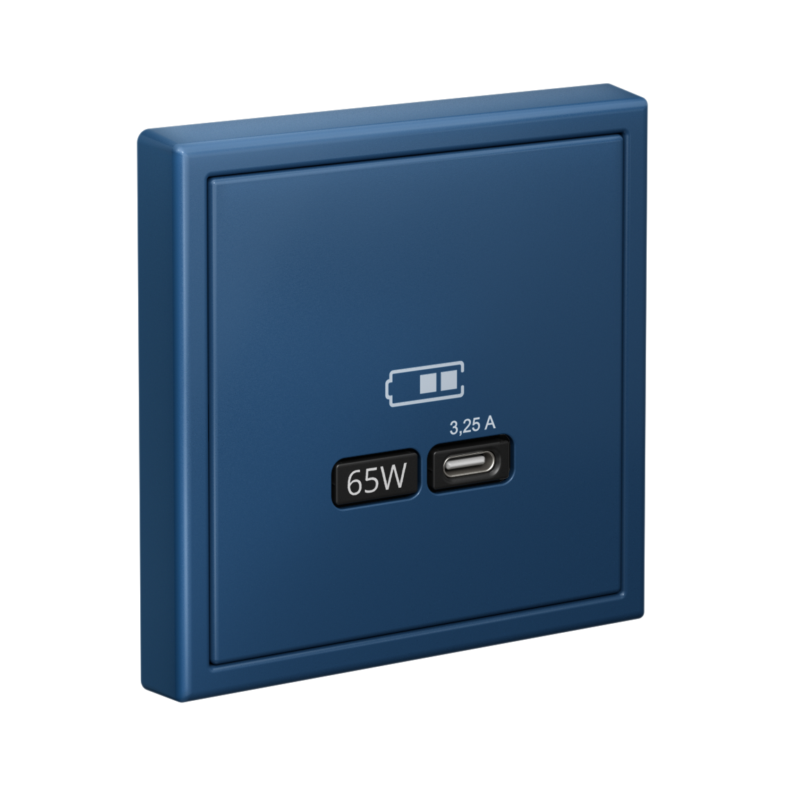 ARTGALLERY USB розетка тип-С 65Вт высокоскор.заряд. QC, PD, механизм, аквамарин Systeme Electric GAL001127