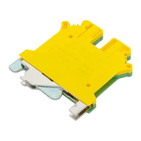Клеммная колодка винтовая 2.5 UT земля EKF scr-ut-2,5-pe