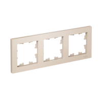 Рамка трехпостовая ATLASDESIGN универсальная бежевый Systeme Electric ATN000203