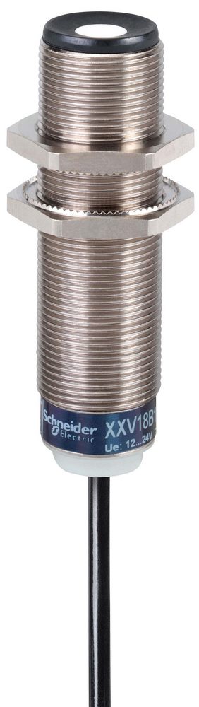 Датчик ультразвуковой металлический М18 50мм кабель 2м PNP 1НО Schneider Electric XXV18B1PAL2