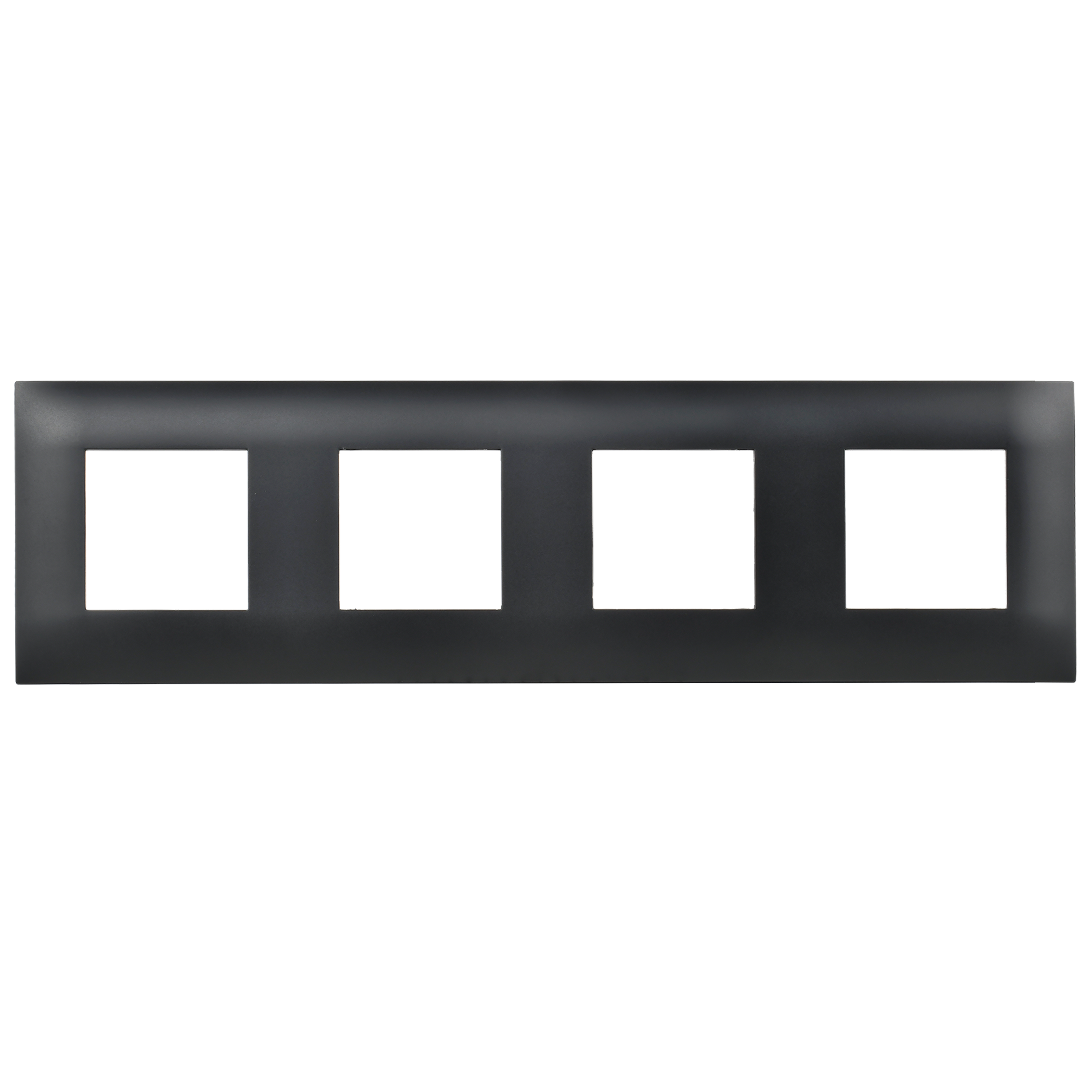 SKANDY Рамка 4-местная SK-F04Bl черный IEK SK-M42-K02