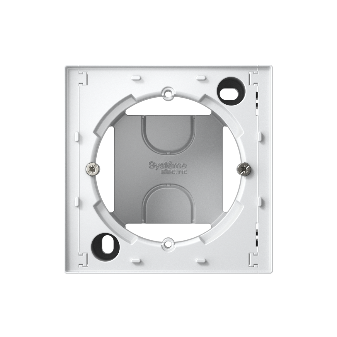 Коробка ATLASDESIGN для наружного монтажа белый Systeme Electric ATN000100