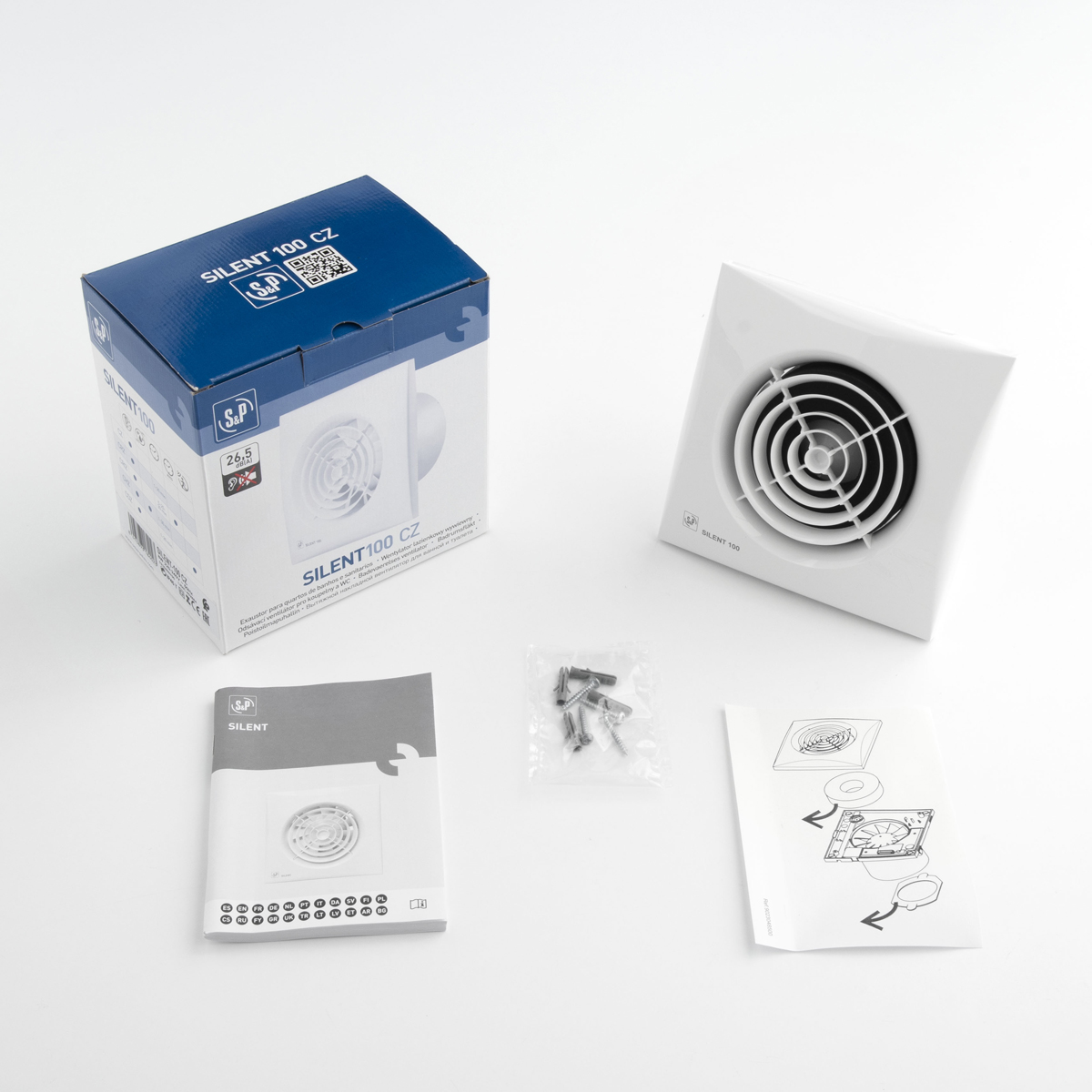Вентилятор вытяжной Silent-100 CZ Soler & Palau 5210400700 03-0103-106