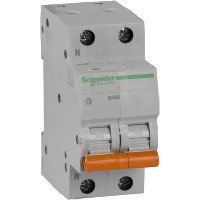 Выключатель автоматический двухполюсный 6А 1п+N С ВА63 4.5кА Schneider Electric 11211