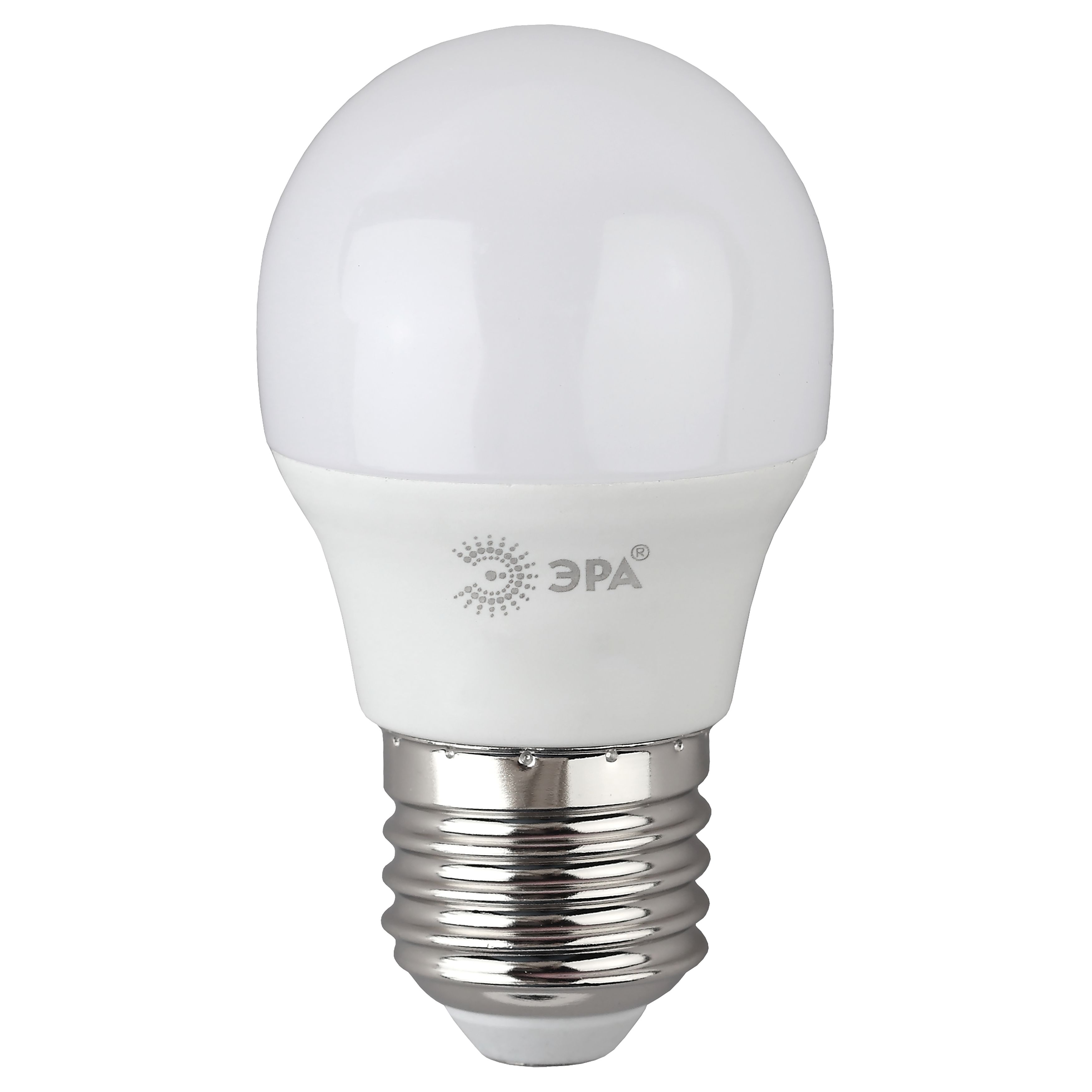 Лампа светодиодная LED 6 Вт 480Лм 2700К шар теплый E14 220-240В LED P45-6W-827-E14 Red Line ЭРА Б0051058