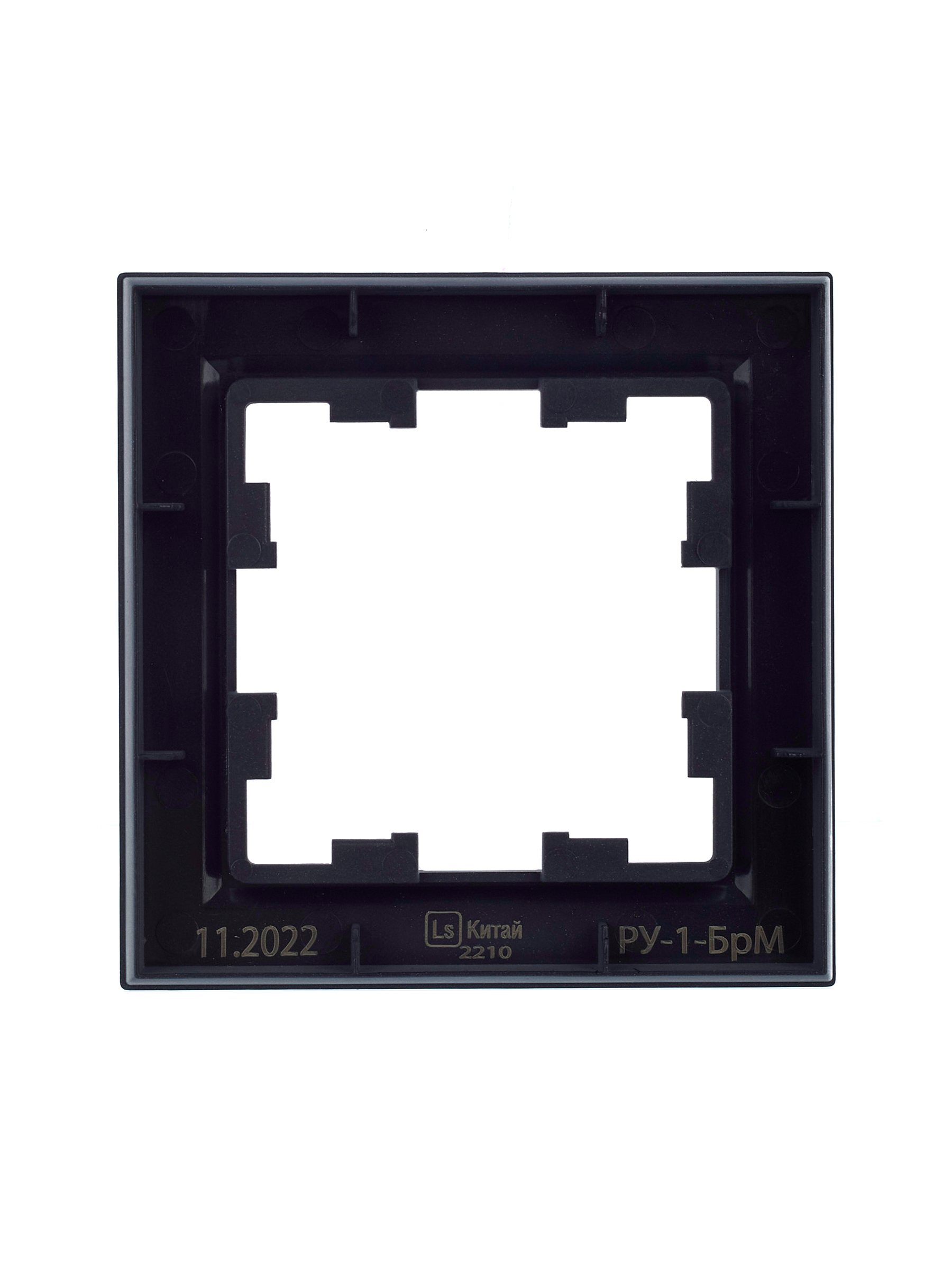 BRITE Рамка 1 пост РУ-1-БрМ маренго IEK BR-M12-K35