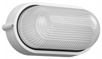 Светильник НПП1401 белый/овал 60 Вт IP54 IEK LNPP0-1401-1-060-K01