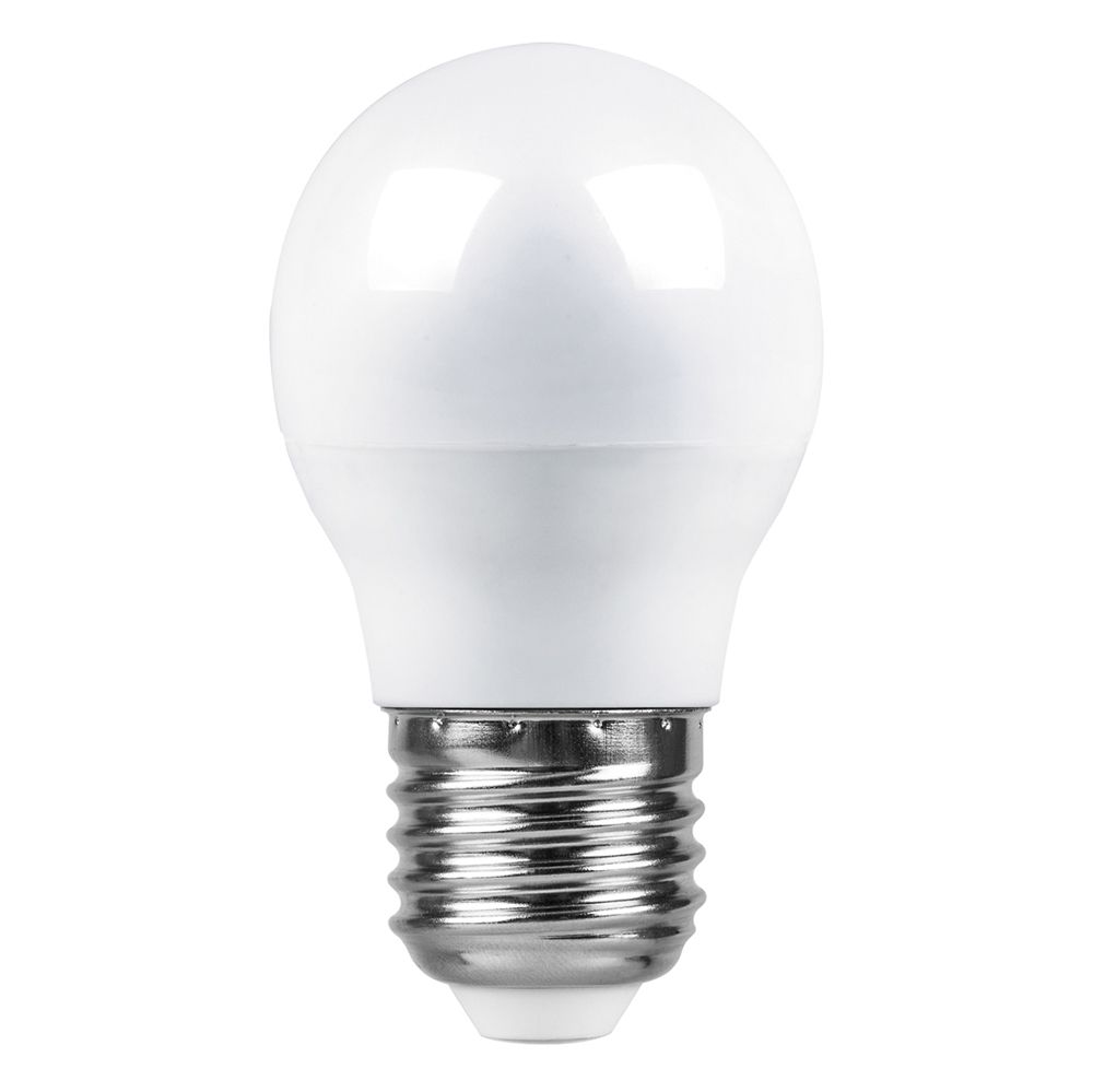 Лампа светодиодная LED 7вт Е27 дневной шар FERON LB-95 25483