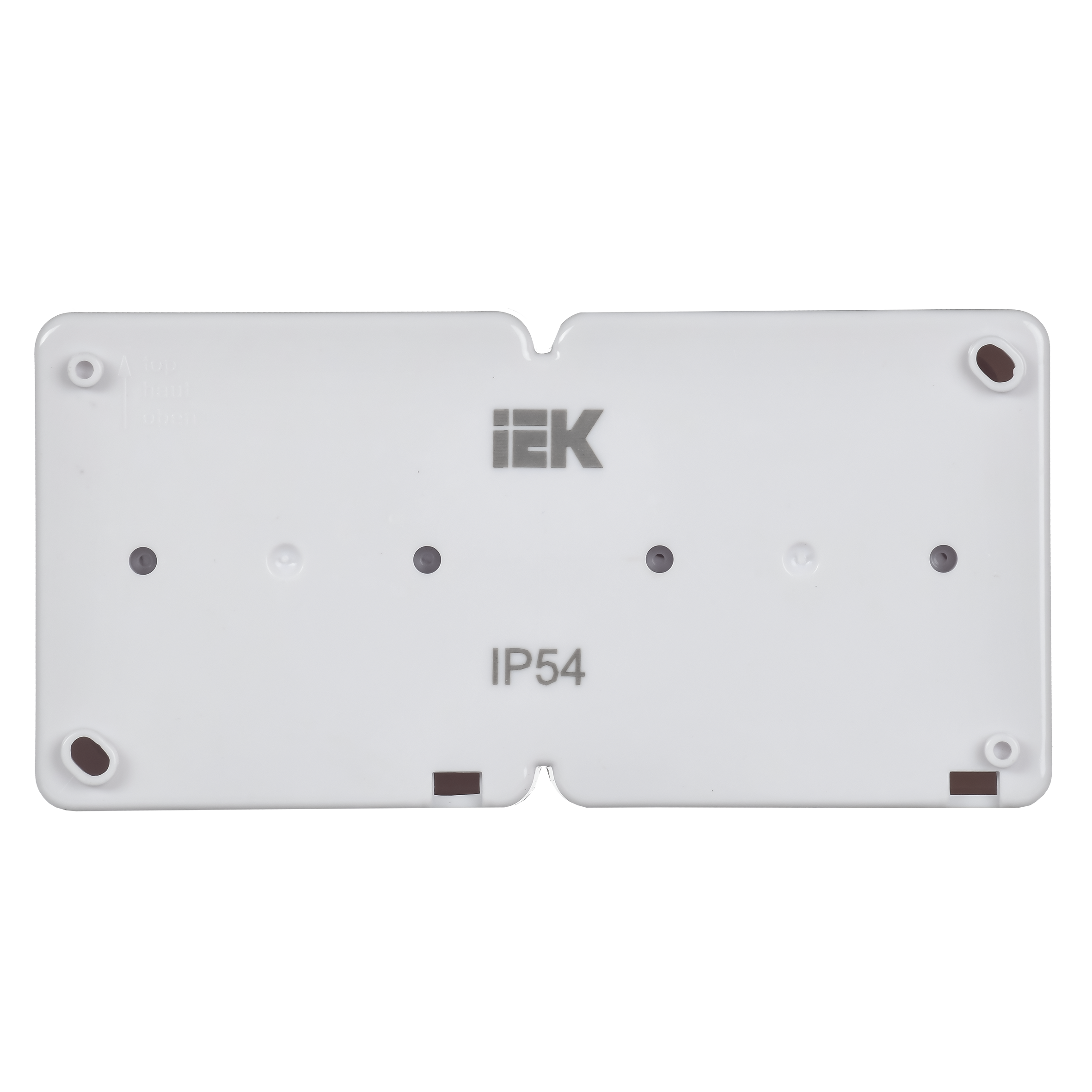 Гермес PLUS Розетка двойная наружная с заземлением с крышкой IP54 IEK ERMP22-K01-16-54-EC