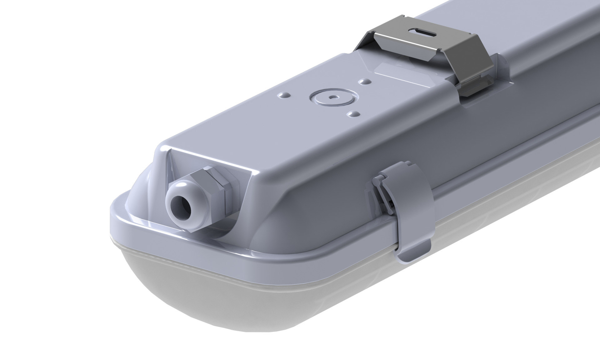 Светильник светодиодный CSVT SLIM 32 1262х124х85 CRI80 5000 milky IP65 II серый подвесной/накладной Центрстройсвет ЦБ-00010706