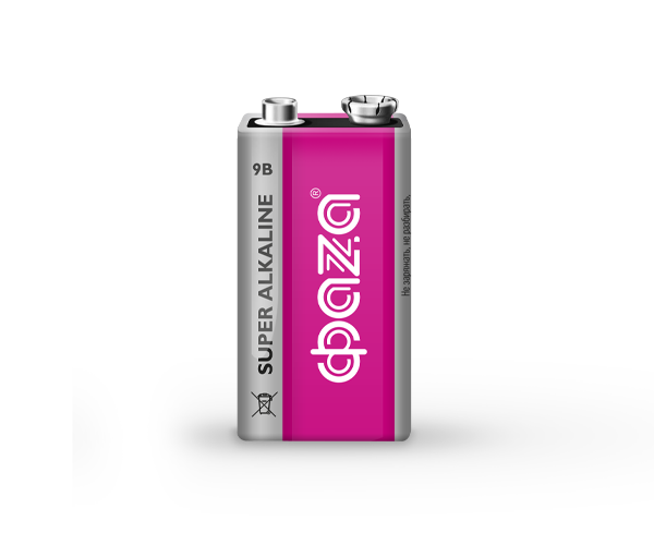 Элемент питания, крона 6LR61 Super Alkaline, блистер, 1шт. ФАZА 2858412