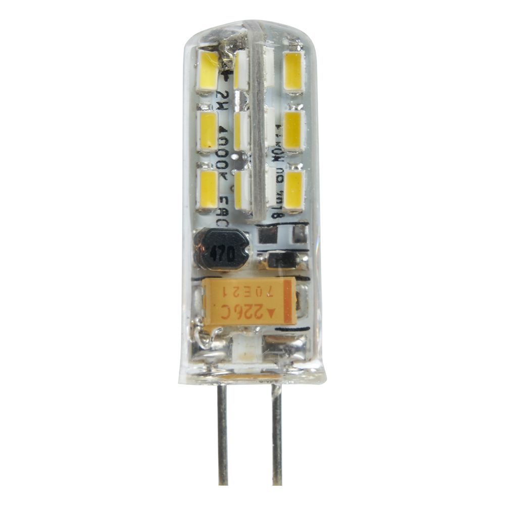 Лампа светодиодная LED 2вт 12в G4 дневной капсульная FERON LB-420 25859