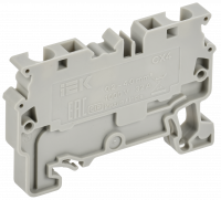 ARMAFIX Клемма пружинная CX4 4мм2 проходная серая IEK AF-CT40-00-K03-004