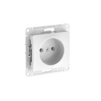 GLOSSA РОЗЕТКА без заземления, 16А, быстрозажимные клеммы, БЕЛЫЙ Systeme Electric GSL000141S