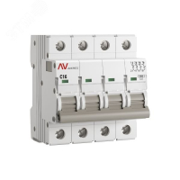 Выключатель автоматический AV-6 4P 16A (C) 6kA AVERES EKF mcb6-4-16C-av
