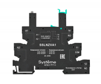 Розетка 24В AC/DC для реле интерфейсного 24В DC, винтовой зажим Systeme Electric SSLNZVA1