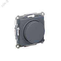 ATLASDESIGN СВЕТОРЕГУЛЯТОР (диммер) повор-нажим, LED, RC, 400Вт, мех., ГРИФЕЛЬ Systeme Electric ATN000723