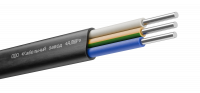 Кабель силовой АВВГ-П 3х4 (ок)(N, РЕ)-0.660 плоский однопроволочный АЛЮР 00-00001844