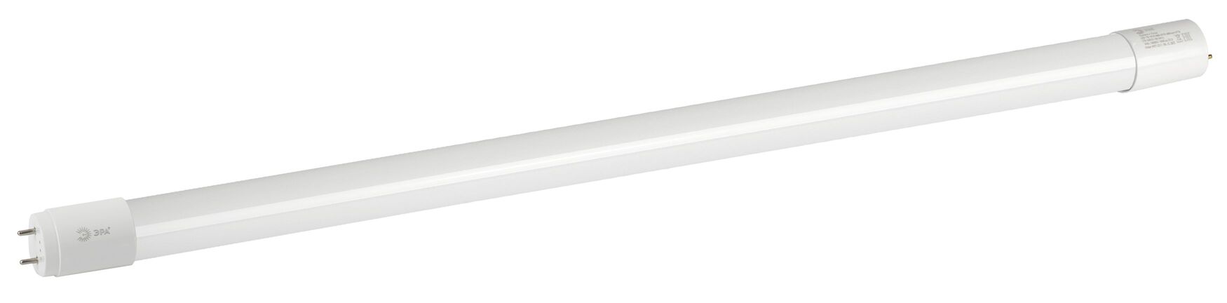 Лампа светодиодная LED 10 Вт 1000Лм 6500К трубка, стекло холодный G13 170-265В LED T8-10W-865-G13-600mm NTB Red Line ЭРА Б0056905