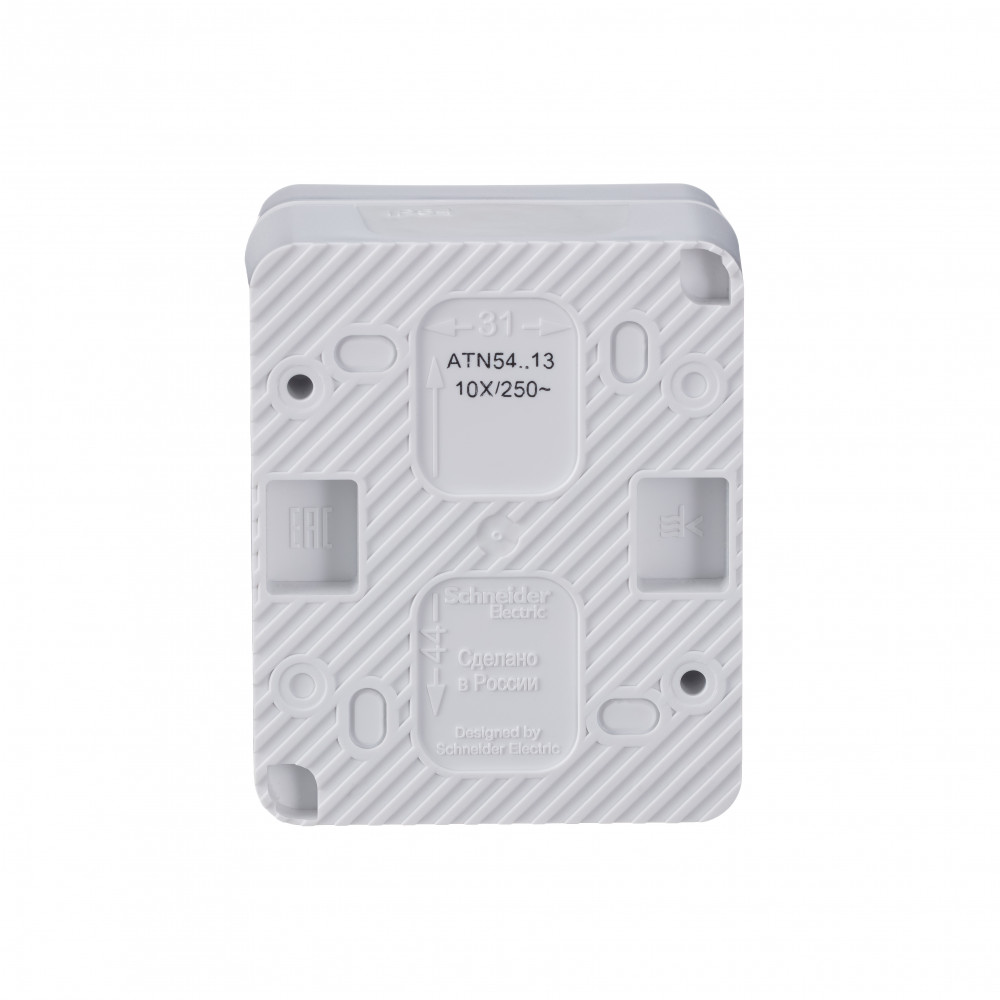 AtlasDesign Profi54 выключатель одноклавишный с подсветкой IP54 10 АХ, БЕЛЫЙ, Россия Systeme Electric ATN540113