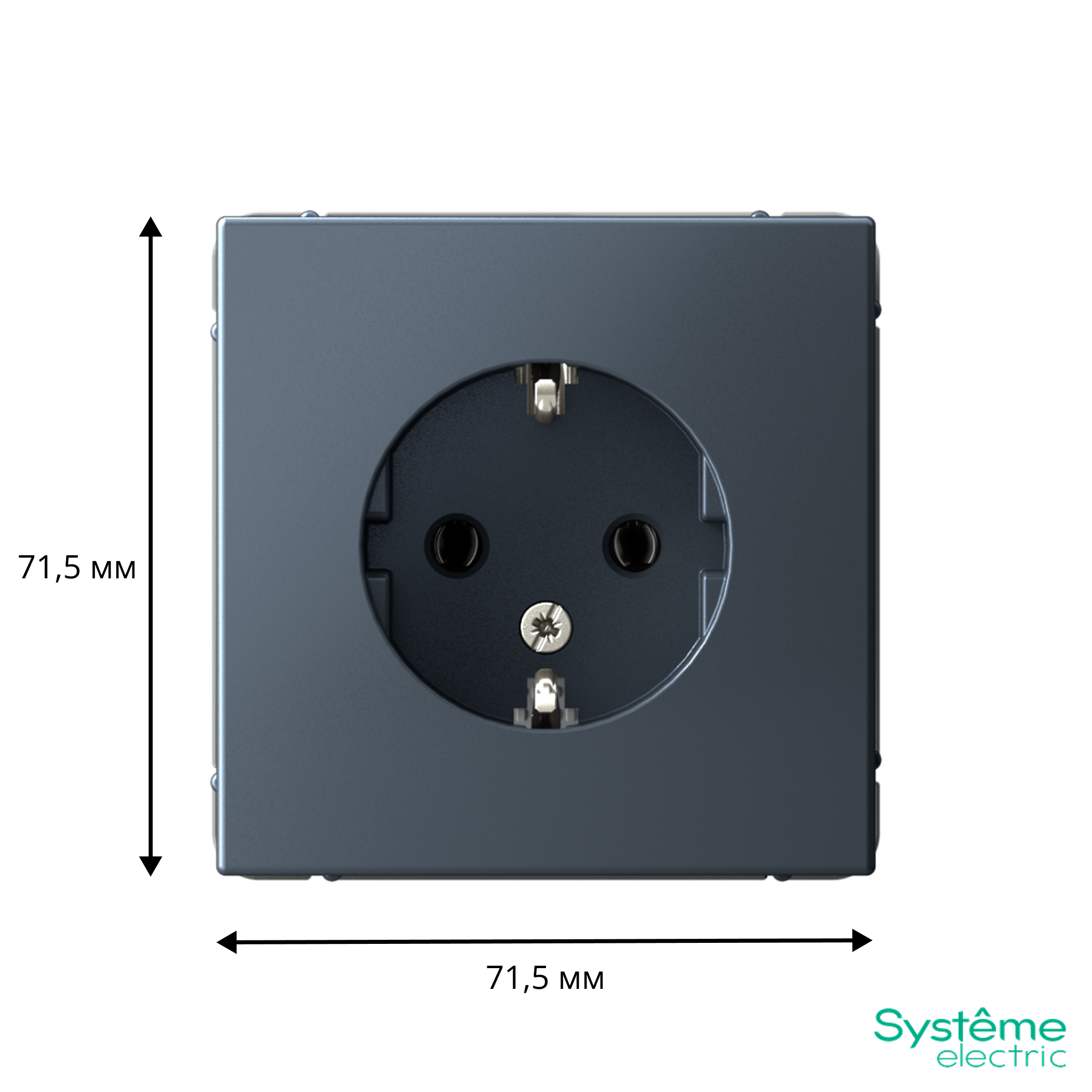 ARTGALLERY розетка с заземлением, 16А, механизм, грифель Systeme Electric GAL000743