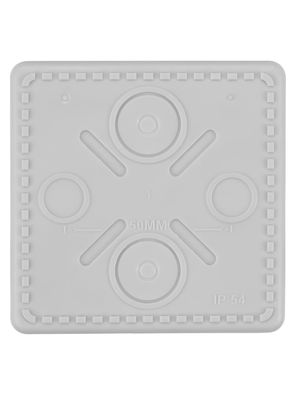 Распаячная коробка ОП 80х80х50мм крышка IP54 7вх. без гермовводов TDM TDM ELECTRIC SQ1401-0812