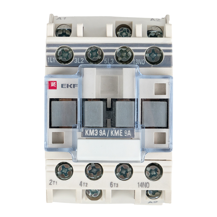 Пускатель магнитный КМЭ 9А катушка управления 380В АС малогабаритный 1NO EKF ctr-s-9-380