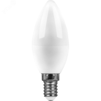Лампа светодиодная LED 13вт Е14 белый матовая свеча SAFFIT SBC3713 55164