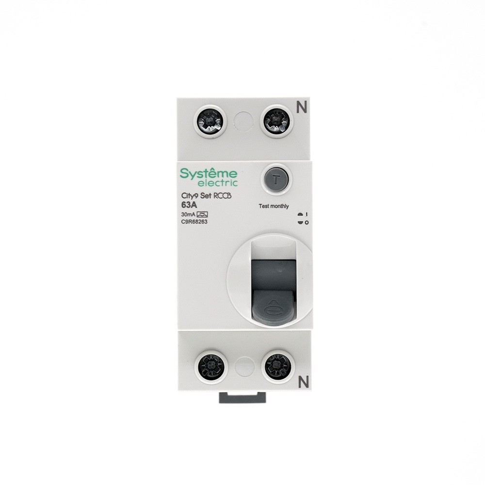 Выключатель дифференциального тока (ВДТ) 63А 2P 30мА Тип-A 230В City9 Set Systeme Electric C9R68263