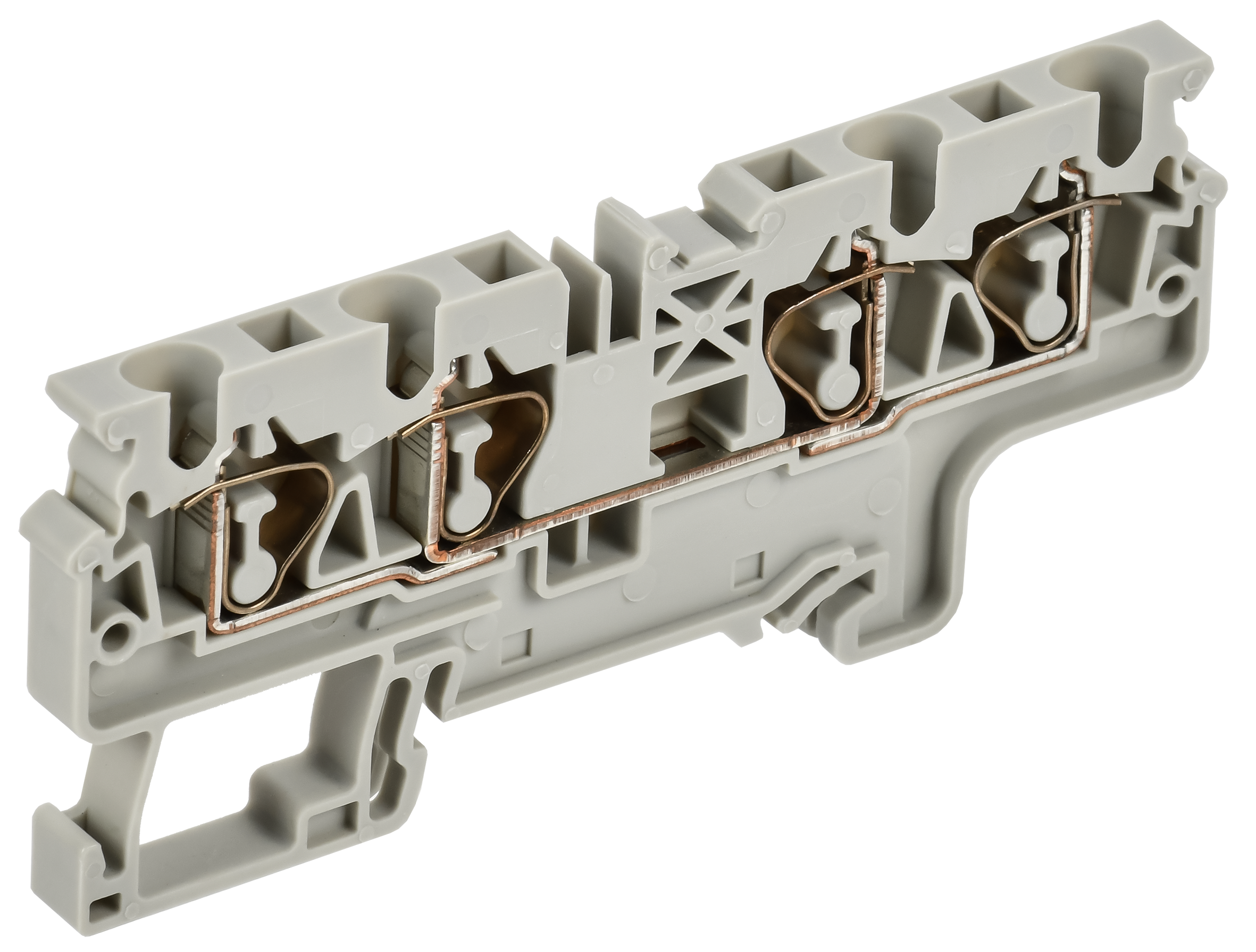 ARMAFIX Клемма пружинная CX4-4 4мм2 четырехконтактная серая IEK AF-CT40-00-4-K03-004