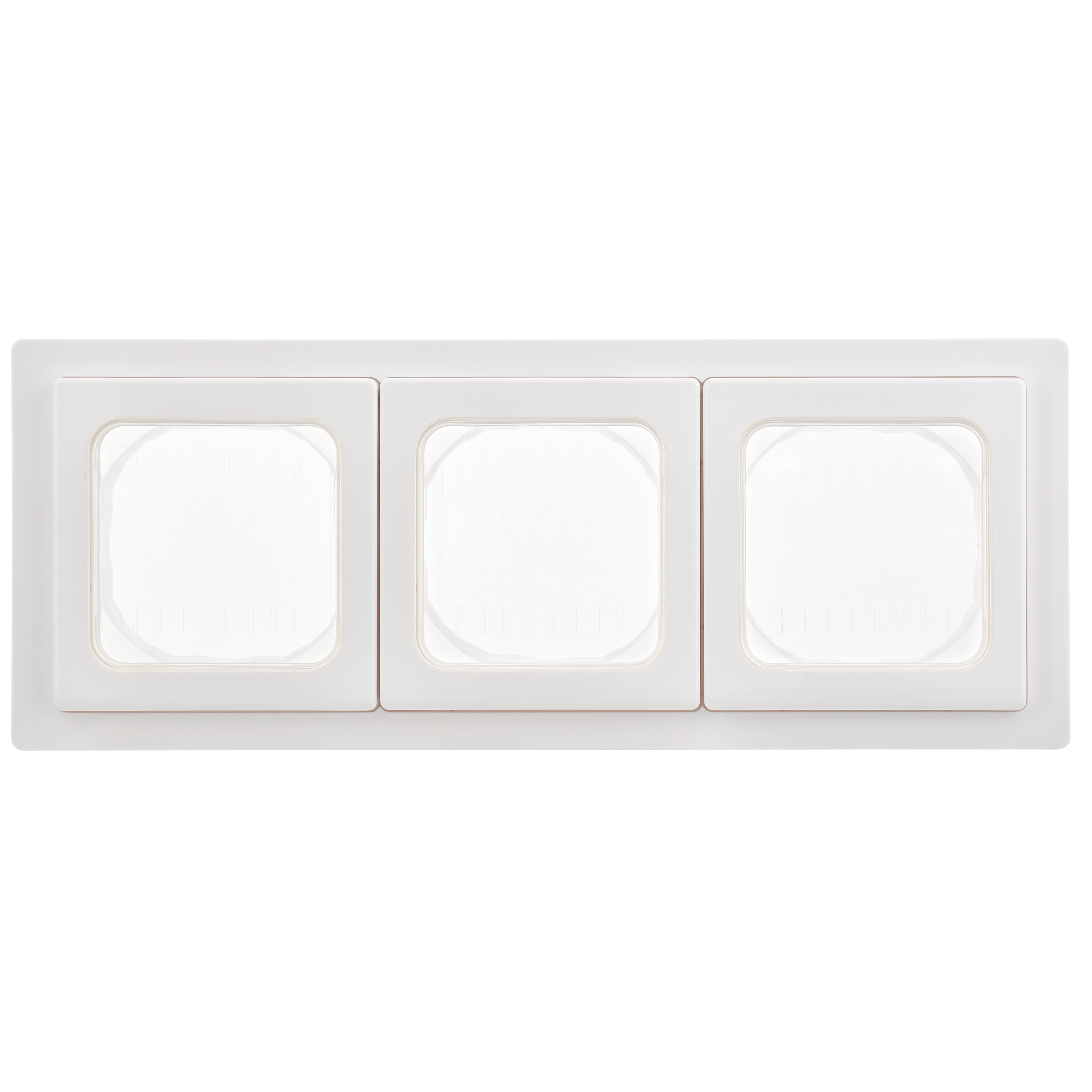FLITE Рамка 3-местная IP55 Рпро-3-55-ФлБ белый IEK FI-M30-32-55-K01