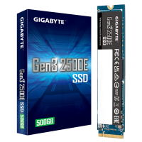 Накопитель SSD M.2 2280 500GB Gen3 2500E, PCIe 3.0x4, NVMe 1.3 GIGABYTE G325E500G 112617
