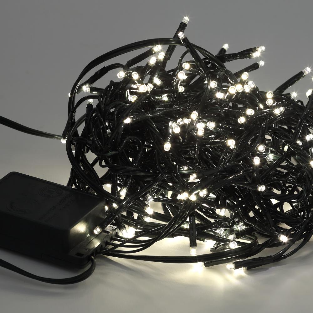 Гирлянда LED Нить Мишура 3,9 м зеленый провод, теплый свет, 220 V ENIN - GW ЭРА Б0047970