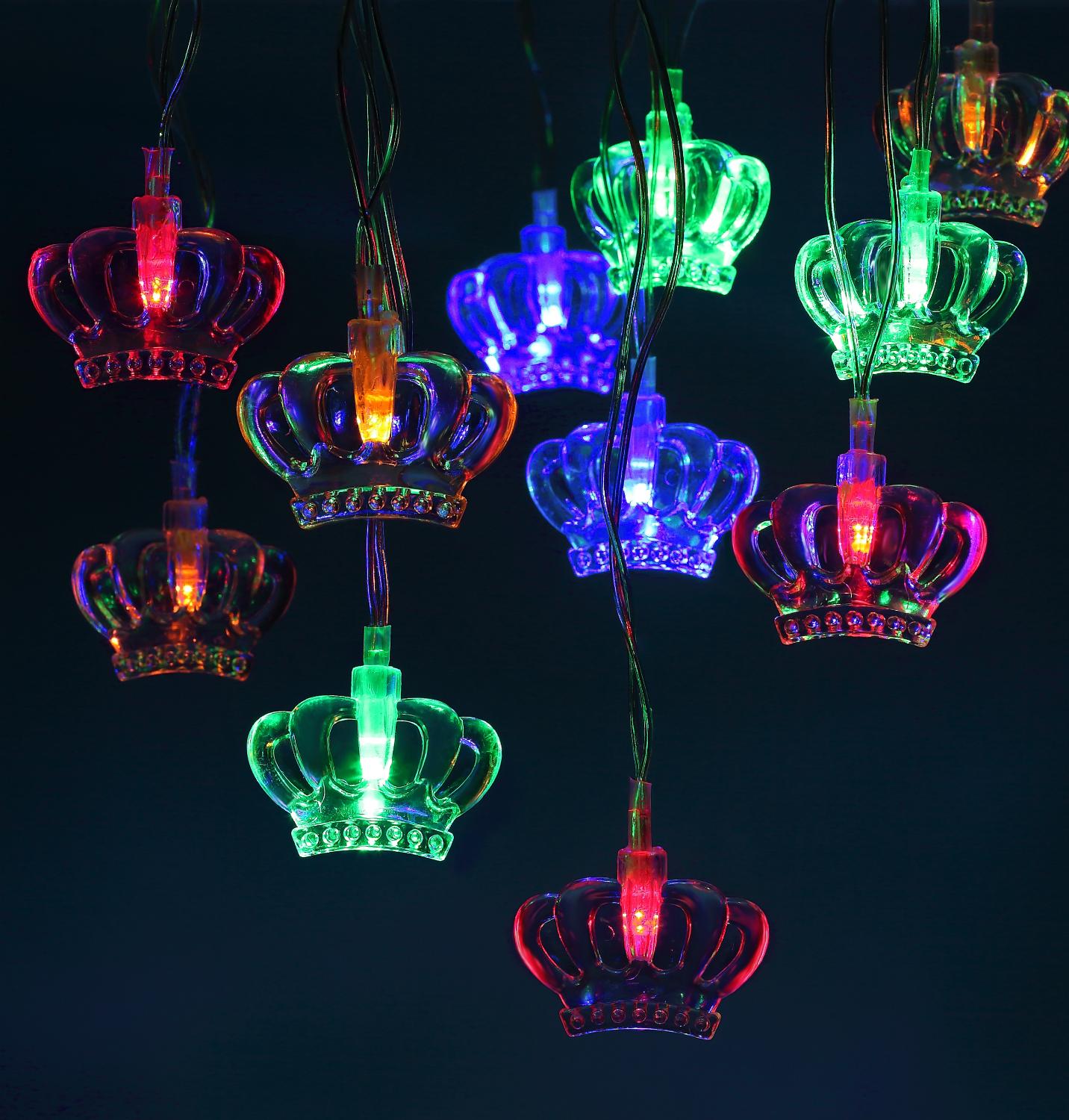 Гирлянда LED Нить Короны 3 м мультиколор, 220 V, IP20 36/864, ENIN-3K ЭРА Б0041898