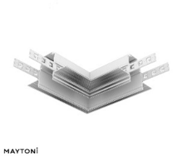 Коннектор угловой Exility встраиваемый под ГКЛ 12,5мм белый Maytoni TRA034CL-42.12W