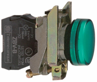 Лампа сигнальная 22мм 24в светодиодная зеленая Schneider Electric XB4BVB3