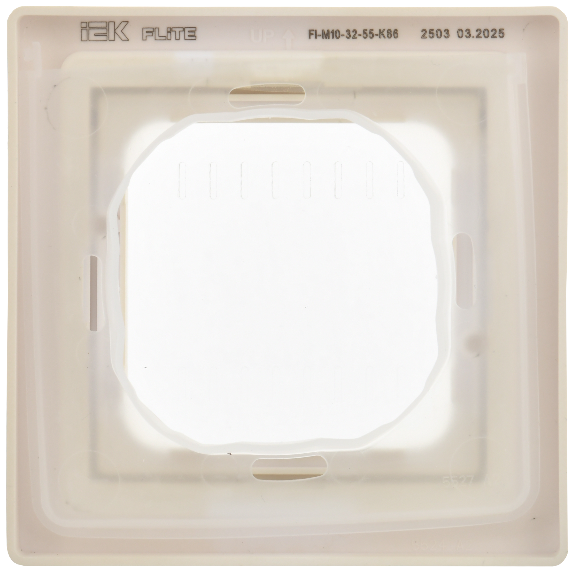 FLITE Рамка 1-местная IP55 Рпро-1-55-ФлСл сливочный IEK FI-M10-32-55-K86