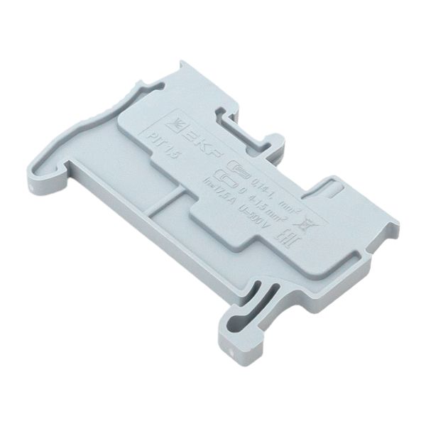 Клеммная колодка пружинная 1,5 Push-in серая EKF PIT-1,5