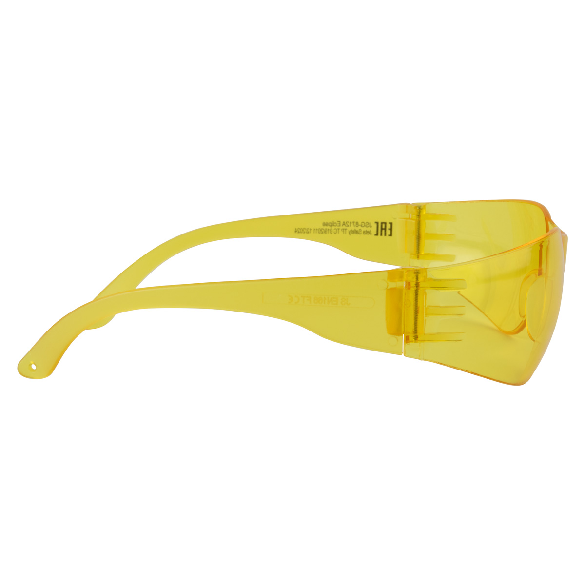Очки открытые JSG-8712A Eclipse, янтар.линзы, антизапотев. покр.+против царапин Jeta Safety