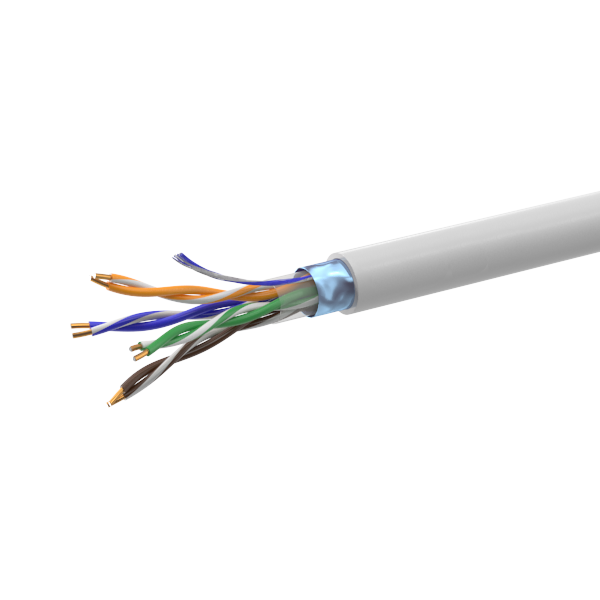 Витая пара FTP 4 пары AWG 24 Cat.5e внутренняя CCA (FTP 4x2x0,5 In/CCA) SUPRLAN 01-1001