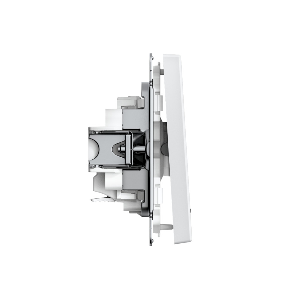 ARTGALLERY 1-клавишный ВЫКЛЮЧАТЕЛЬ с подсветкой, 10АХ, механизм, быстрозажимные клеммы, БЕЛЫЙ Systeme Electric GAL000113S