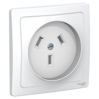 BLANCA скрытой установки розетка силовая 2р+n, 32а, 250в, белый Systeme Electric BLNSR003231