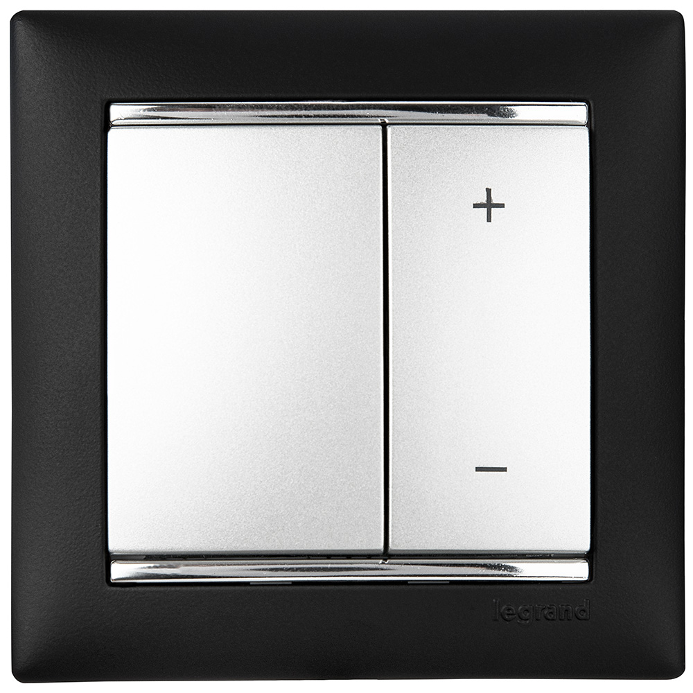 VALENA Рамка 1 пост ноктюрн/серебро Legrand/Daccord 770391