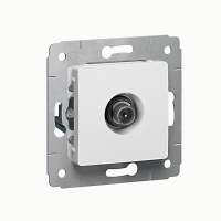 CARIVA Розетка телевизионная TV оконечная в рамку белая Legrand/Daccord 773679