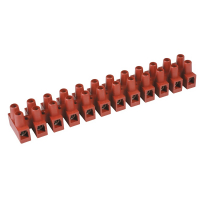 Клеммник 12П 150 градусов 450V 32A 4мм.кв фибергласс DKC 43312FV