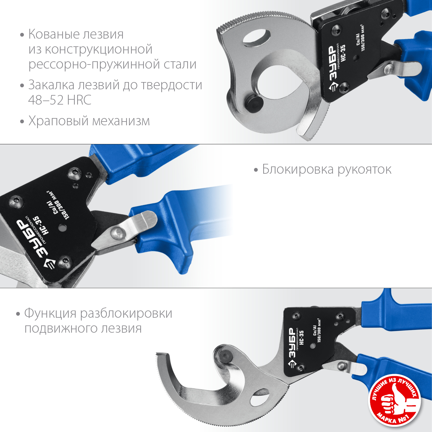 Секторные ножницы НС-35, Профессионал ЗУБР 23350-32