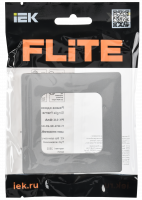 FLITE CLASSIC Рамка 1-местная РУ-1-К-ФлА алюминий IEK FI-M12-32-20-K47